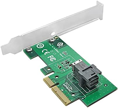 כבלי מיקרו SATA | PCIE NVME U.2 מתאם SSD - המרת PCIE X4 ל- SFF -8643